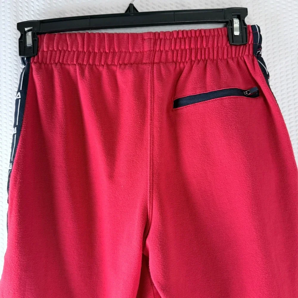 Fila Sportswear Red Taped Logo Athletic Shorts Mens‎ Small Elastic Waist